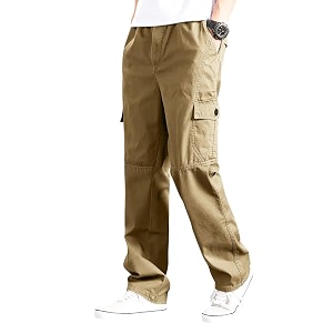 TAGAS Men Cotton Cargo Trouser Mens Relaxed