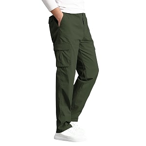 TAGAS Men Cotton Cargo Trouser Mens Relaxed