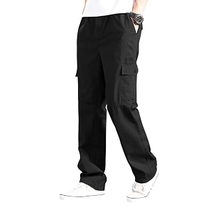 TAGAS Men Cotton Cargo Trouser Mens Relaxed