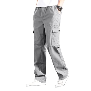 TAGAS Men Cotton Cargo Trouser Mens Relaxed
