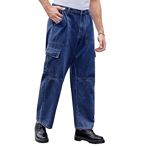 TAGAS Men Loose Fit Mens Flip Pocket