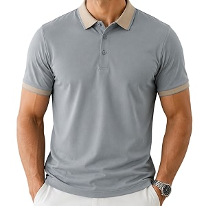 TAGAS Mens Polo T Shirt Solid