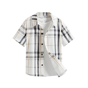 TAGAS Toddler Boys Striped Short Sleeve Casual