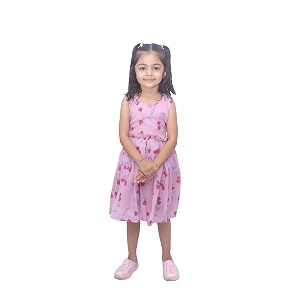 TAGAS Toddler Girls Floral Print Tiered Layer