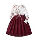 TAGAS Toddler Girls Flower Print Long Sleeve