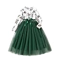 TAGAS Toddler Girls Flower Print Long Sleeve