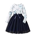 TAGAS Toddler Girls Flower Print Long Sleeve