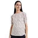 TAGAS Women39s Floral Puff Sleeves Western Top