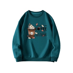 TAGAS Womens Sweatshirt Women Winter Wear Printed