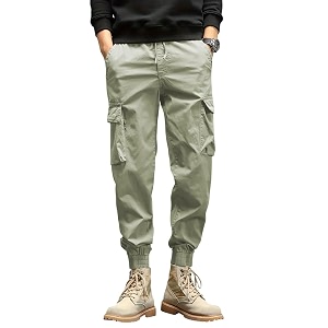 TagasMens Tapered Jogger Cargo Pant Trousers