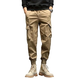 TagasMens Tapered Jogger Cargo Pant Trousers