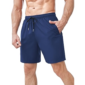 TAGDO Mens Athletic Shorts with Zipper Pockets