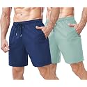 TAGDO Men39s Athletic Shorts with Zipper Pockets
