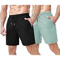 TAGDO Men39s Athletic Shorts with Zipper Pockets