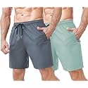 TAGDO Men39s Athletic Shorts with Zipper Pockets