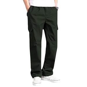 TAGDO Mens Cargo Cargo Pants for MenCotton