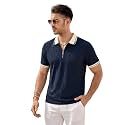 TAGDO Men39s Chain Jacquard Polo T Shirt