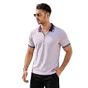 TAGDO Men39s Chain Jacquard Polo T Shirt