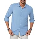 TAGDO Men39s Cotton Blend Full Sleeve Solid