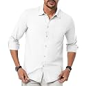 TAGDO Men39s Cotton Blend Full Sleeve Solid