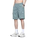 TAGDO Men's Cotton Cargo Shorts with Multi Pockets | Lightweight Casual Outdoor Shorts Pant for Men | Elastic Waist Drawstring Utility Shorts for Hiking, Camping and Daily Wear (2048)