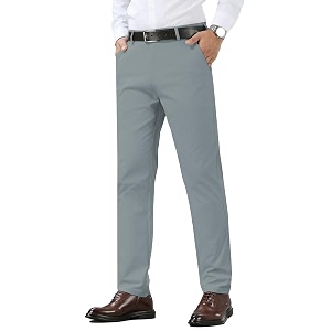 TAGDO Mens Cotton Casual Trousers Slim