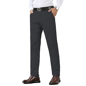 TAGDO Mens Cotton Casual Trousers Slim