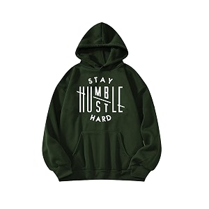 TAGDO Mens Printed Hooded Neck Hoodie 2014