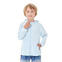 TAGIHOO Kids Sun Protection Hooded Zip Jacket for Boys Girls