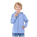 TAGIHOO Kids Sun Protection Hooded Zip Jacket for Boys Girls
