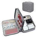 Electronic Accessories Bag for USB Cables, Hard Disk, Power Bank, HDD, SD Card, Adapters, Earphone, Mobilephone, Chargers, Wires Gadget and Cable Travel Organizer Bag (Type 2 | Grey)