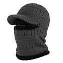 TAGVO Winter Knitted Balaclava Beanie Hat Warm Cycling Ski Mask, Women Windproof Hood, Balaclavas Heavyweight Thermal Fleece
