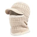 TAGVO Winter Knitted Balaclava Beanie Hat Warm Cycling Ski Mask, Women Windproof Hood, Balaclavas Heavyweight Thermal Fleece