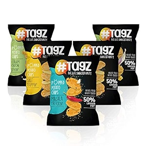 tagz -popped potato chips- combo2 pack of 5