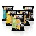 TagZ Popped Potato Chips I Low Fat Chips I Healthy Snacks I No Trans Fat I No Artificial Additives (2 Salt+2 Masala+1 Cream - Pack Of 5)