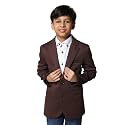 TAHVO Blazer for Boys | Lycra Blend Regular Fit with Notched Lapel and Side Vents