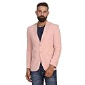 TAHVO Grey Notched Lapel Blazer with Hanky