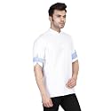 TAHVO Men39s Casual Cotton Kurta Shirt Short