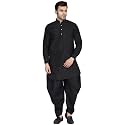 TAHVO Men39s Casual Cotton Kurta Shirt Short