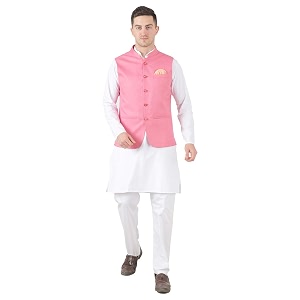 TAHVO Mens Nehru Jacket Waistcoat Modi Jacket