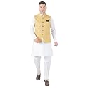 TAHVO Men39s Nehru JacketWaistcoatModi Jacket Cotton FabricMen