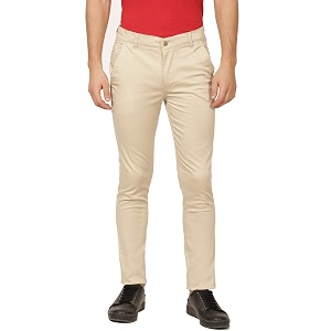TAHVO Mens Slim Casual Pants