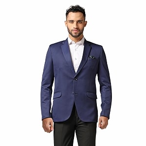TAHVO Men Blazer Lycra Fabric Slim Fit
