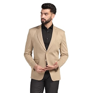 TAHVO Men Blazer Lycra Fabric Slim Fit