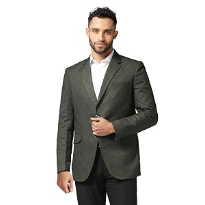 TAHVO Men Blazer Lycra Fabric Slim Fit