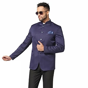 TAHVO Men Blazer Lycra Fabric Slim Fit