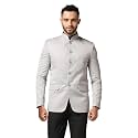 TAHVO Men Blazer Lycra Fabric Slim Fit Single Breasted Blazer
