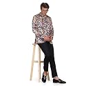 TAHVO Men Slim FIT Printed RAJWADA Formal