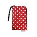 Taianda Women Phone Wristlet Wallet Pouch (Red White Polka Dots)