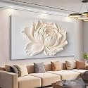 TAIJXAGSG Canvas Wall Art Decor Painting White